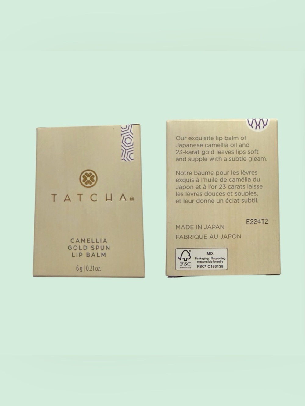 🤎2 for $50🤎 Tatcha Camellia Gold Spun Lip Balm